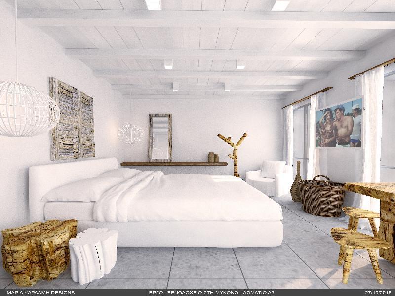 Mykonos Waves Beach House & Suites Ornos (Mykonos) Exterior foto